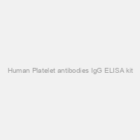 Human Platelet antibodies IgG ELISA kit